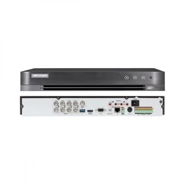 جهاز تسجيل HD هيك فيجن 8 مخارج دقة 8 ميجا 4K - DVR