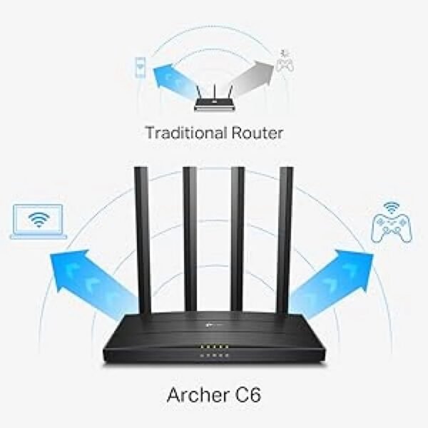 ⁦راوتر تي بي لينك AC1200 C6 - 4G TP-Link⁩ - الصورة ⁦2⁩