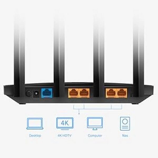 ⁦راوتر تي بي لينك AC1200 C6 - 4G TP-Link⁩ - الصورة ⁦3⁩