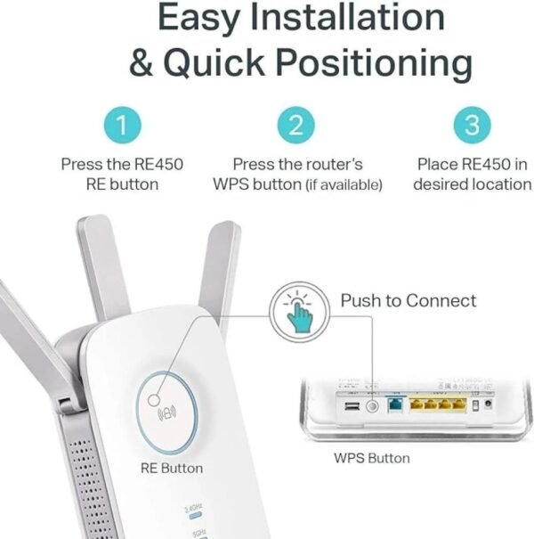 ⁦مقوي لاسلكي تي بي لنك -AC1750 TP-Link⁩ - الصورة ⁦3⁩